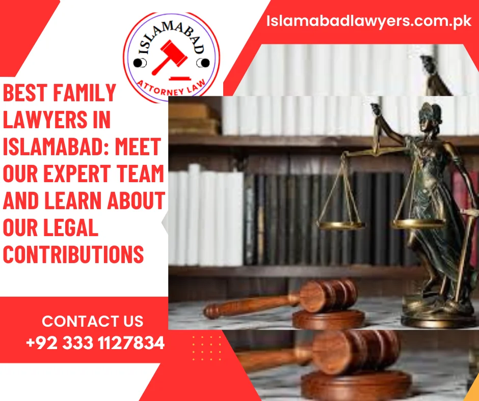 Pro-bono legal services provided by family lawyers in Islamabad for community members in need