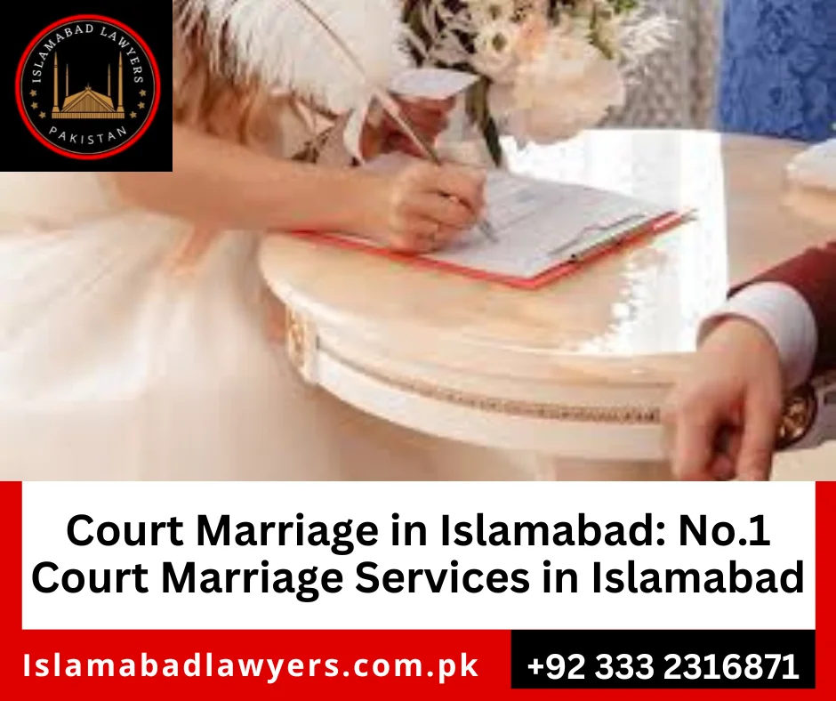 Court Marriage Certificate Islamabad